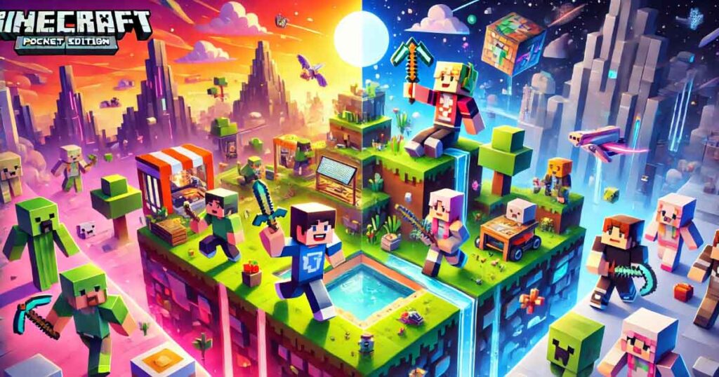 Main Bareng di Minecraft Pocket Edition: Panduan Lengkap Online dan Offline