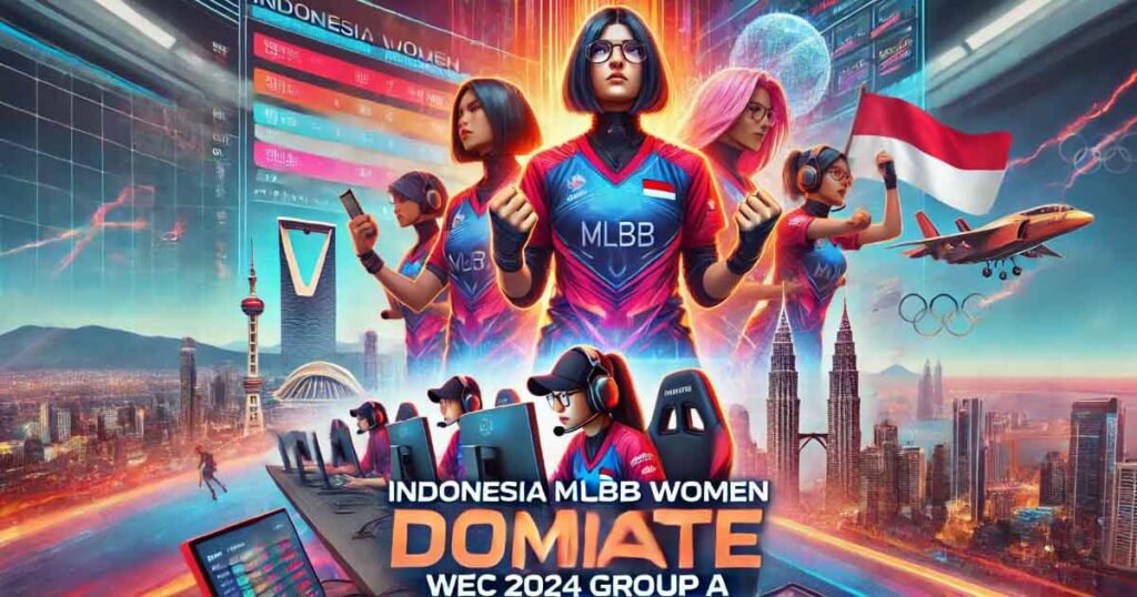 Timnas MLBB Women Indonesia Dominasi Grup A, Siap Tempur di Playoff WEC 2024 Riyadh