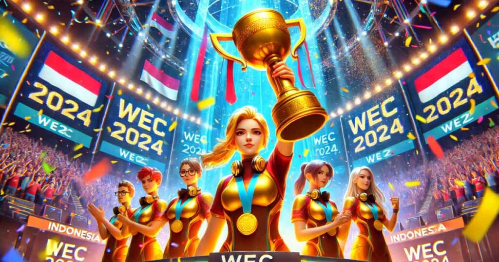 Timnas MLBB Women Raih Emas, Indonesia Juara Umum di WEC 2024!